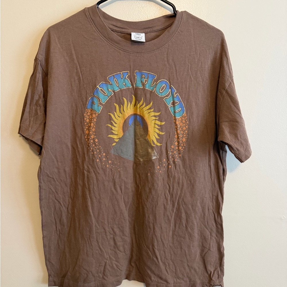 American Eagle Brown Band Tee